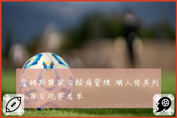 詹姆斯腹股沟酸痛管理 湖人将其列入每日观察名单